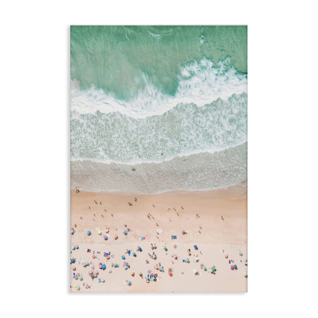 Stupell Industries Aerial Summer Beach Canvas Wall Art Design by Sisi and Seb